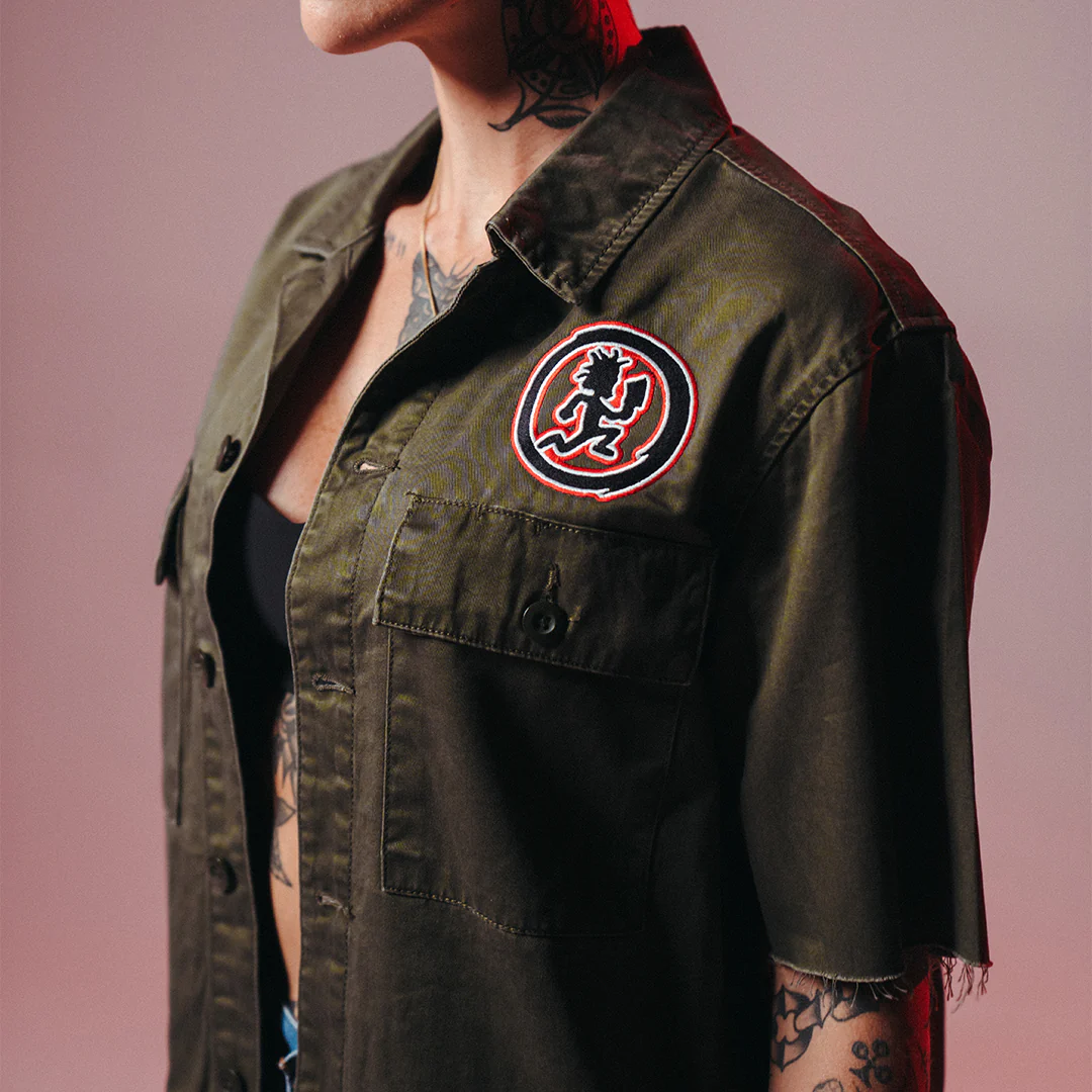 "Hatchetman Circle" Embroidered Work Shirt - Image 5