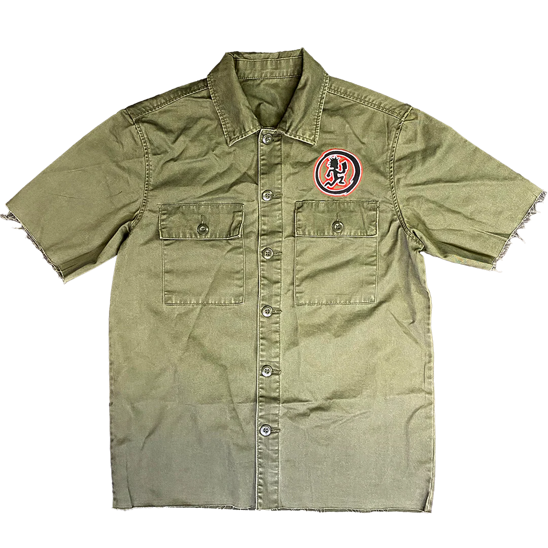 "Hatchetman Circle" Embroidered Work Shirt - Image 7