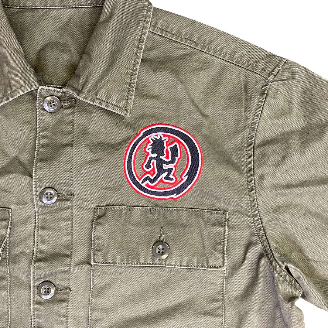 "Hatchetman Circle" Embroidered Work Shirt - Image 8