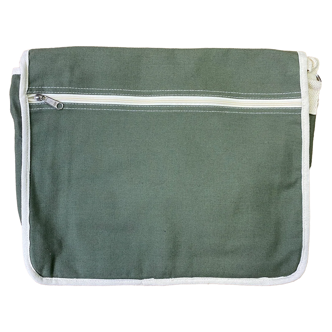 "Hatchetman" Embroidered Messenger Bag - Image 4