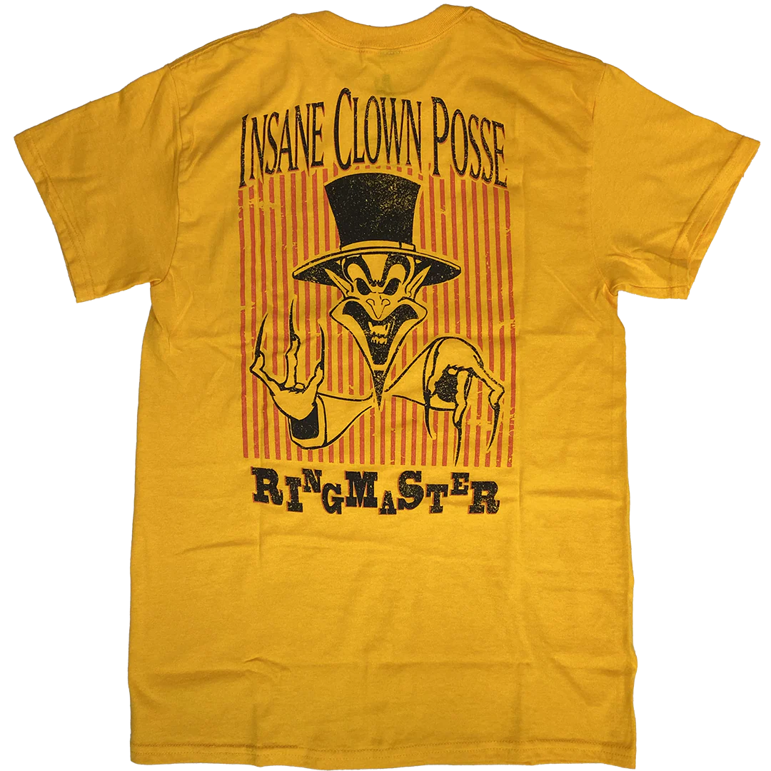 "Ringmaster Stripes" T-Shirt In Yellow - Image 3